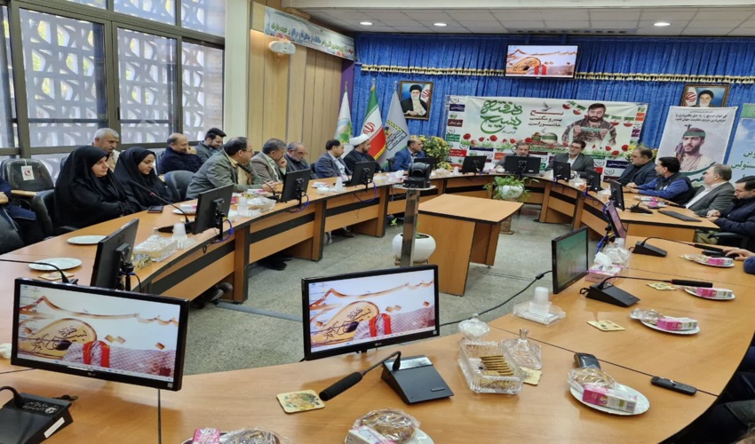 جلسه هم اندیشی با فرمانده ناحیه مقاومت بسیج سپاه شهرستان جاسک 