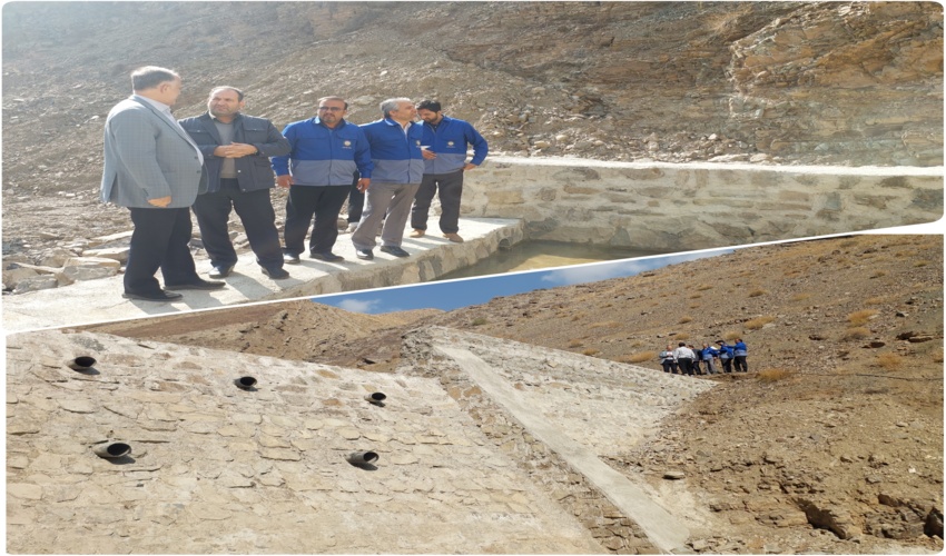 به مناسبت هفته دولت پروژه آبخیزداری گزدان بندرخمیر افتتاح شد‎