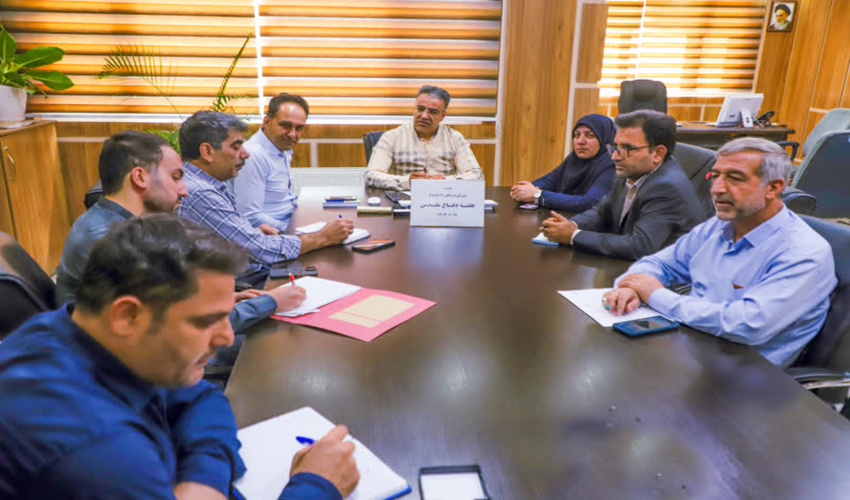 دیدار رئیس اداره منابع طبیعی و آبخیزداری جاسک با فرماندار این شهرستان ‎