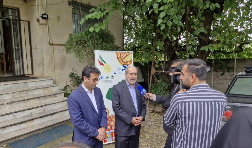 تحویل زمین به پیمانکار جهت اجرای عملیات مکانیکی حوزه چاله الیاس شهرستان حاجی آباد