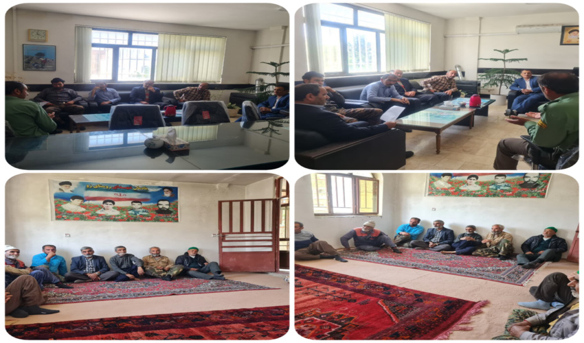 تحویل عرصه  پروژه عملیات آبخیزداری حوزه نوگین  شهرستان جاسک 