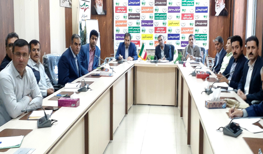 بیش از 2 هکتار از اراضی ملی شهرستان پارسیان رفع تصرف شد 