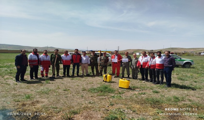 200 مترمربع از اراضی ملی شهرستان حاجی آباد توقف عملیات شد