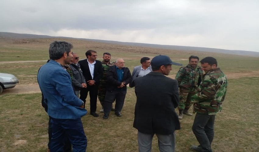 تحویل زمین عملیات مکانیکی زاغلستان از محل اعتبارات صندوق توسعه ملی شهرستان حاجی آباد