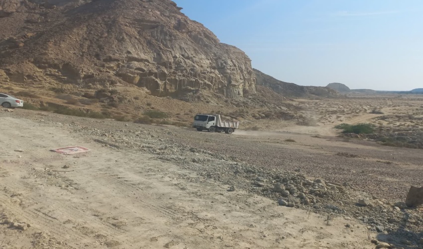 پایان پروژه عملیات بازسازی سازه آبخیزداری بند خاکی برکه خلف ، شهرستان قشم‎‎
