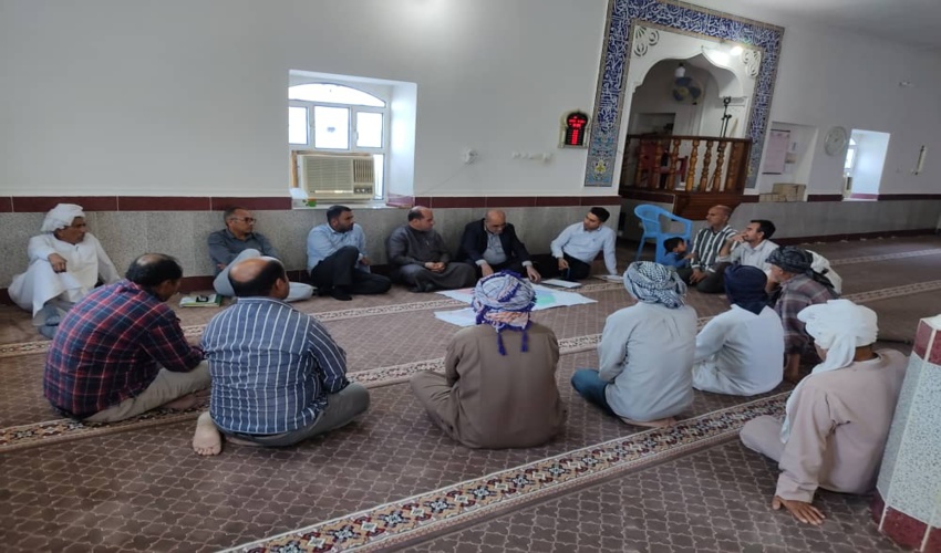 نشست مدیر کل با مرتعداران روستای بن کوه و هرسین شهرستان بندرلنگه