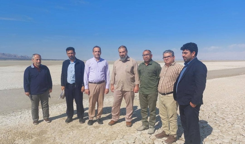 بررسی و بازدید میدانی از محدوده مورد درخواست دشت مهرگان شهرستان بندرلنگه