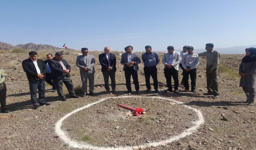 کلنگ زنی سازه آبخیزداری حوزه شهری رودان