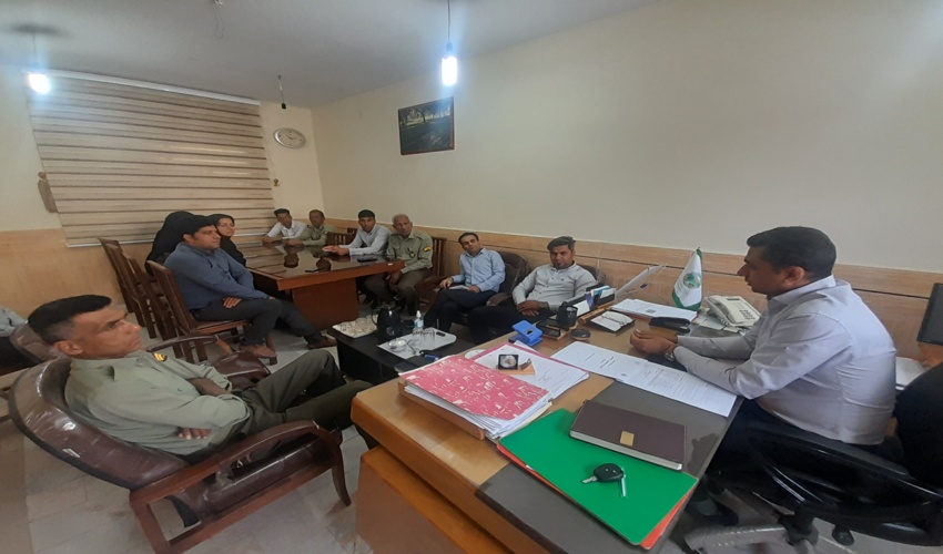 جلسه هماهنگی هفته منابع طبیعی و آبخیزداری شهرستان رودان