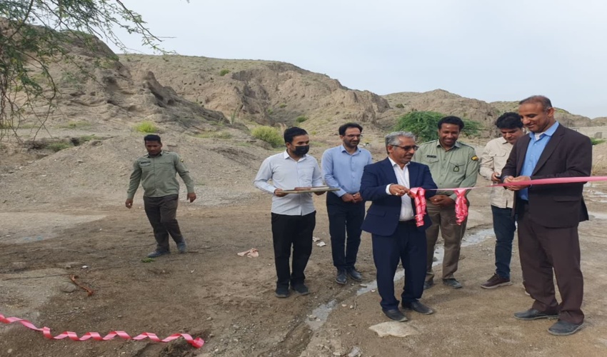 افتتاح و بهره برداری از سازه آبخیزداری حوزه شهری میناب در هفته منابع طبیعی