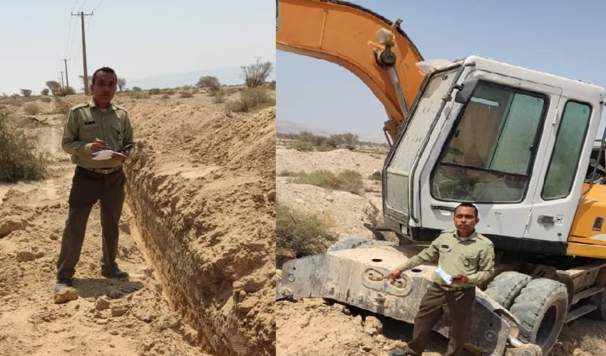 بندرلنگه / توقف عملیات حفر کانال در شهرستان بندرلنگه