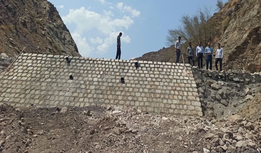 پیشرفت فیزیکی ۶۵ درصدی سازه آبخیزداری حوزه شهری رودان