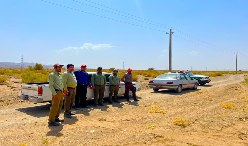 160 هکتار از اراضی ملی منطقه تنب شناگ شهرستان حاجی آباد رفع تصرف شد
