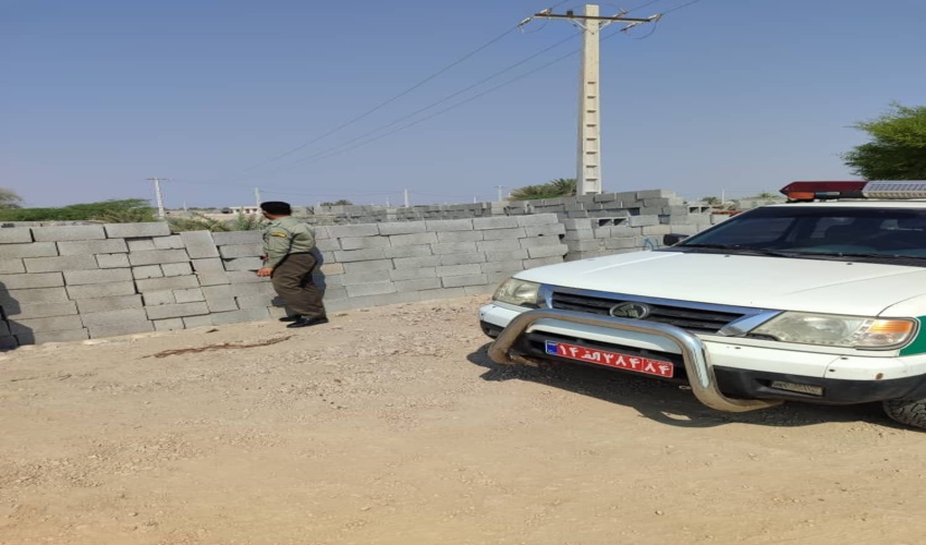 برقراری کشیک گشت و حفاظت از اراضی ملی جهت جلوگیری از تصرفات در شهرستان بندرعباس 