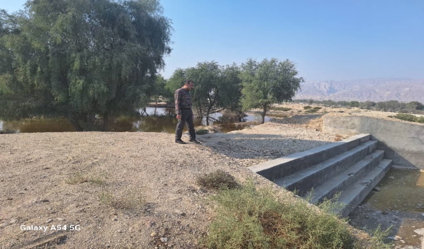 سازه های آبخیزداری بندرلنگه بیش از 5 میلیون  مترمکعب  آبگیری شد