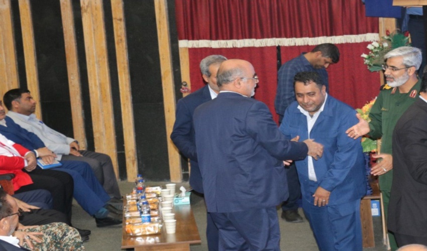 تقدیر فرمانده سپاه امام سجاد (ع) از مدیرکل و معاون منابع طبیعی وآبخیزداری هرمزگان 