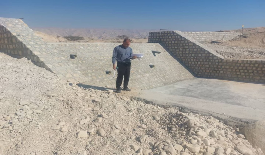پیشرفت فیزیکی100 درصدی پروژه آبخیزداری حوزه رستاق شهرستان بندرلنگه