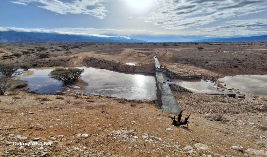 آبگیری بیش از  15میلیون مترمکعب سازه های آبخیزداری بندرلنگه طی بارندگی اخیر
