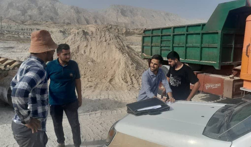 جلوگیری از برداشت غیرمجاز مخلوط در منطقه کوهین بندرلنگه