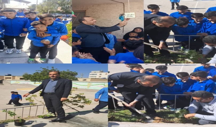 همزمان با بازگشایی مدارس زنگ مهر در دبستان فردوسی شهرستان بندرلنگه به صدا درآمد