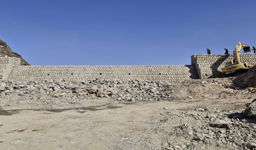 پیشرفت فیزیکی ۷۰ درصدی پروژه آبخیزداری حوزه نازدشت(روستای آبدان) شهرستان رودان