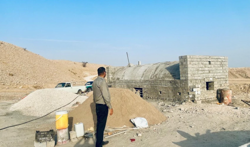 بررسی گزارش مردمی توسط یگان حفاظت منابع طبیعی شهرستان بندرخمیر